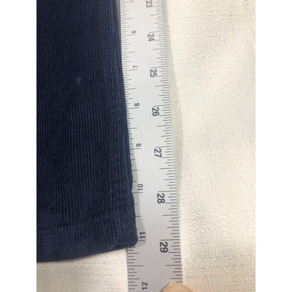 Eddie Bauer Men's Corduroy Pants 30x30 (Tag) - Measures 30x29 Navy Blue Casual - Picture 8 of 8